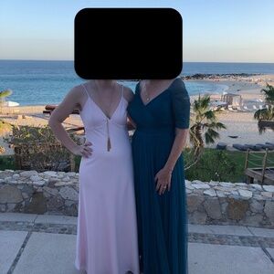 Modcloth Blush Pink Slip Dress